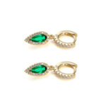 Teardrop Earrings Crystal