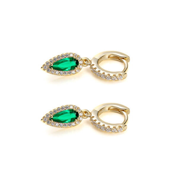 Teardrop Earrings Crystal