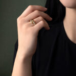 Nail Ring – 925 Sterling Silver and Gold Plated - Image 2