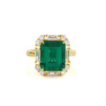 Green Zircon Ring