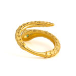 Snake Gold Plated Ring - Image 4