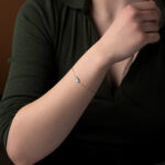 14Κ Χρυσό βραχιόλι Μάτι με ζιργκόν - Image 2