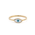 Fildisi Eye Gold K14 Ring