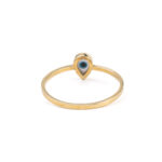 Teardrop Fildisi Evil Eye K14 Ring - Image 2