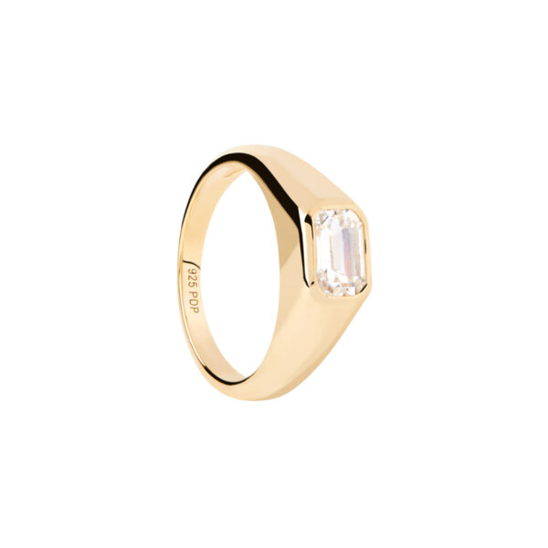 Δαχτυλίδι PDPAOLA Octagon Shimmer Stamp
