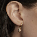 Σκουλαρίκια PDPAOLA Kate – Επιχρυσωμένο Ασήμι 925 - Image 2