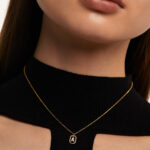 Mini Letter E Necklace - Image 4