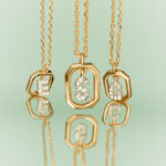 Mini Letter E Necklace - Image 3