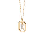 Mini Letter K Necklace