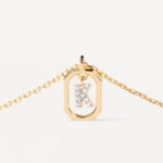 Mini Letter K Necklace - Image 2