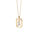 Κολιέ PDPaola Mini Letter S – Επιχρυσωμένο Ασήμι 925