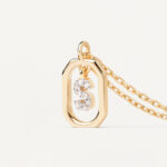 Κολιέ PDPaola Mini Letter S – Επιχρυσωμένο Ασήμι 925 - Image 2