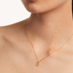 Κολιέ PDPaola Mini Letter S – Επιχρυσωμένο Ασήμι 925 - Image 3