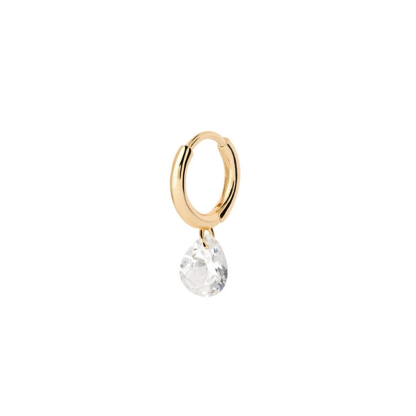 PD Paola Aqua Single Hoop Earring