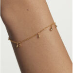 Βραχιόλι PDPAOLA Teardrop – Επιχρυσωμένο Ασήμι 925 - Image 2