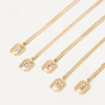 Mini Letter E Necklace - Image 7
