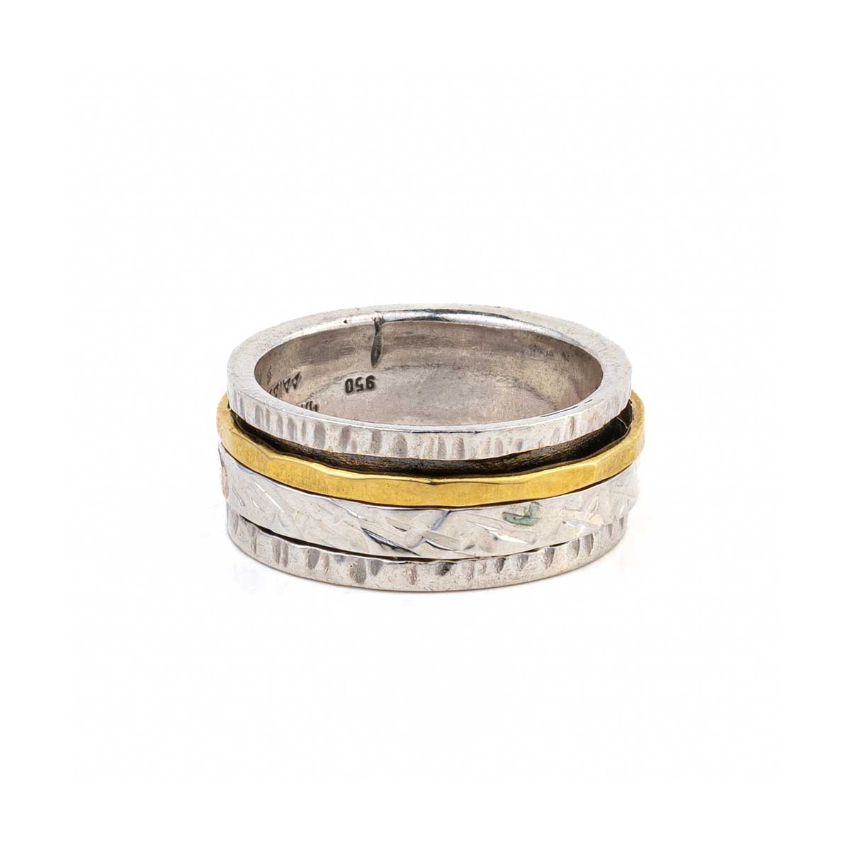Delos Spinner Ring – 925 Sterling Silver George Art Jewels
