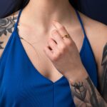 Tourmaline and Peridot Ring - 925 Sterling Silver and Gold Plated - Image 2