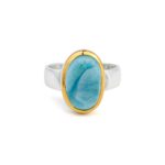 Larimar Oval Ring