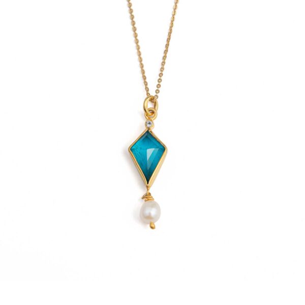 925 Sterling Silver and Gold Plated Pariba Necklace