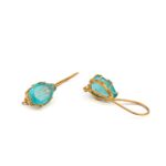 Green Quartz Earrings