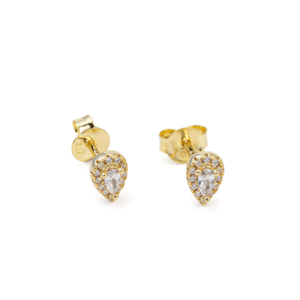Teardrop Zircon Earrings