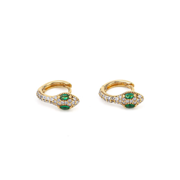 Small Snake Hoop Earrings
