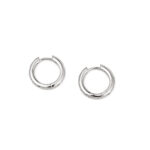 Cubic Zirconia Chunky Hoop Earrings