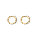 Fresh Water Pearl Hoops Earrings