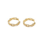 Hoop Zirconia Earrings