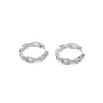 Hoop Zirconia Earrings