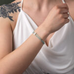 Evil Eye Amazonite Bracelet - Sterling Silver - Image 2