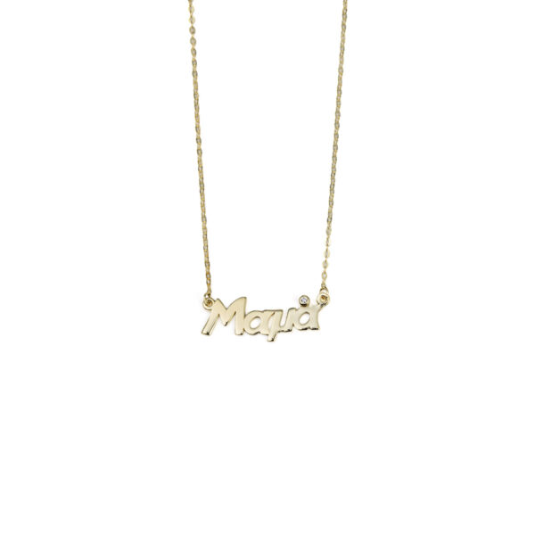 Mama Necklace with Zircon