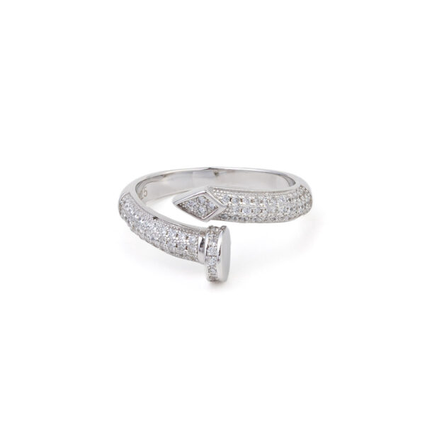 Nail Ring - 925 Sterling Silver