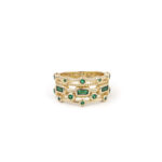 Green Cubic Zirconia Ring