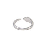 Sterling Silver Snake Zirconia Ring - Image 3