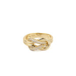 Zirconia Knot Ring