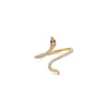 Snake Zirconia Ring