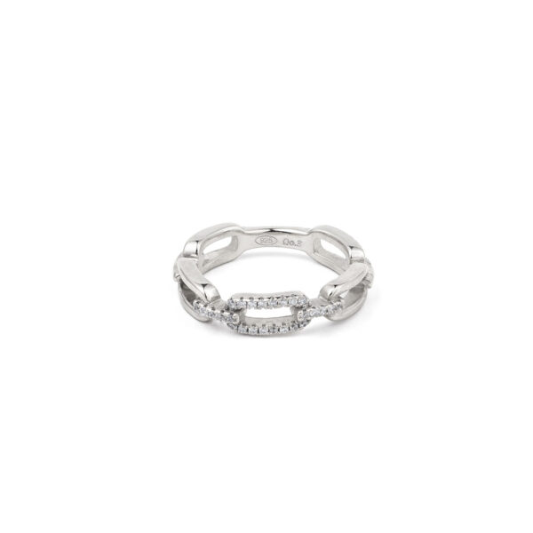 Chain Ring with Zircon