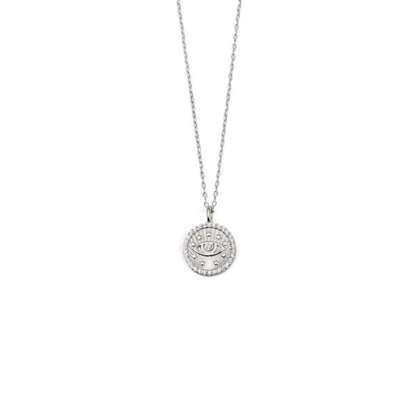 Eye Necklace with Zircon