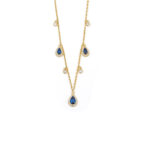 Blue Cubic Zirconia Necklace
