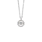 Round Eye Cubic Zirconia Necklace