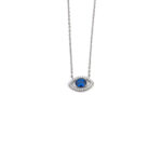 Eye Blue Zirconia Necklace