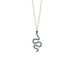 Snake Zircon Necklace