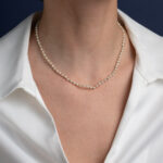 Pearls Necklace - 925 Sterling Silver and Gold Plated - Image 2