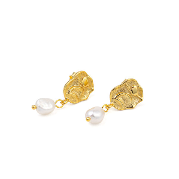 Pearl Hoop Earrings