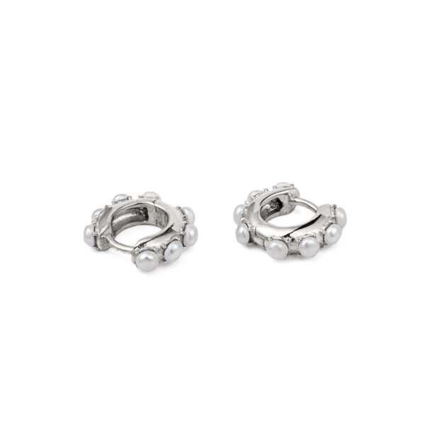 Pearl Hoop Earrings