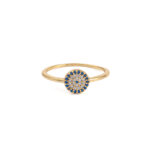 Round Evil Eye Zircon Ring