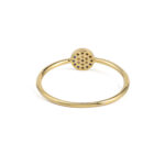 Δαχτυλίδι Βεράκι με Μάτι και Ζιργκόν – Ασήμι 925 Επιχρυσωμένο - Image 3