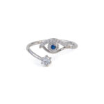 Eye Zirconia Adjustable Ring